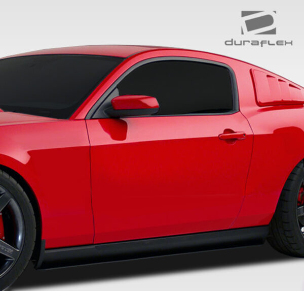 2005-2014 Ford Mustang Duraflex R-Spec Side Skirt Splitters - 2 Piece (ed_119546)
