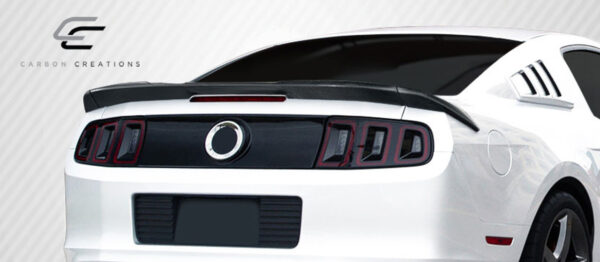 2010-2014 Ford Mustang Carbon Creations R-Spec Rear Wing Trunk Lid Spoiler - 3 Piece (ed_119547)