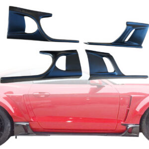 VSaero FRP KTOT Side Skirt Lower Splitters for Ford Mustang 2015-2020 (vsaero_108591)