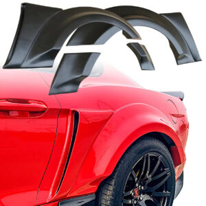 VSaero FRP KTOT Wide Body Fender Flares (rear) for Ford Mustang 2015-2020 (vsaero_108592)