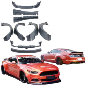VSaero FRP RBOT Wide Body Kit /w Wing for Ford Mustang 2015-2017 (vsaero_109142)
