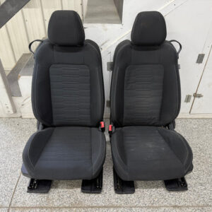 2015-2017 Ford Mustang GT Black Cloth Seats Coupe Front Power Seats
