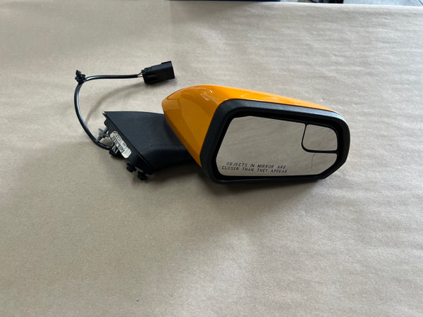 2015-2020 Ford Mustang GT RH Passenger Side Mirror "Orange"