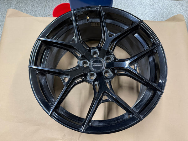 2015-2025 Ford Mustang Vossen Hybrid Forged HF5 Gloss Black Wheel Rim 20×9.5″