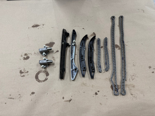 2018-2023 Mustang GT 5.0L Timing Chain Set Chains Guides Tensioners “USED”