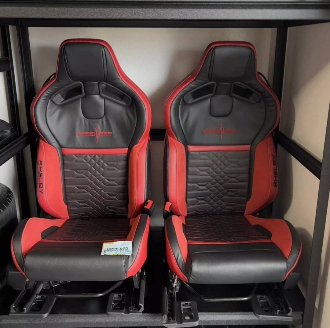 2018-2026 Ford Mustang Shelby GT500 Code Red Prototype Recaro Front Seats OEM