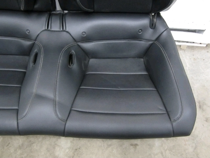 2015-2017 MUSTANG GT OEM RECARO BLACK LEATHER PERFORMANCE FRONT & REAR SEATS - Image 24