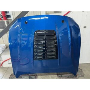 2018 2019 2020 2021 Mustang GT GT500 Style Aluminum Hood MP Concepts Blue