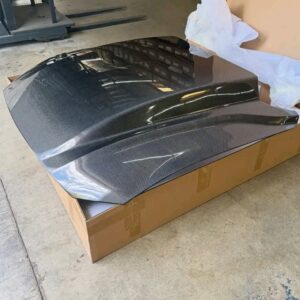 2018-2023 FORD MUSTANG TYPE-CJ DOUBLE SIDED CARBON FIBER COWL HOOD